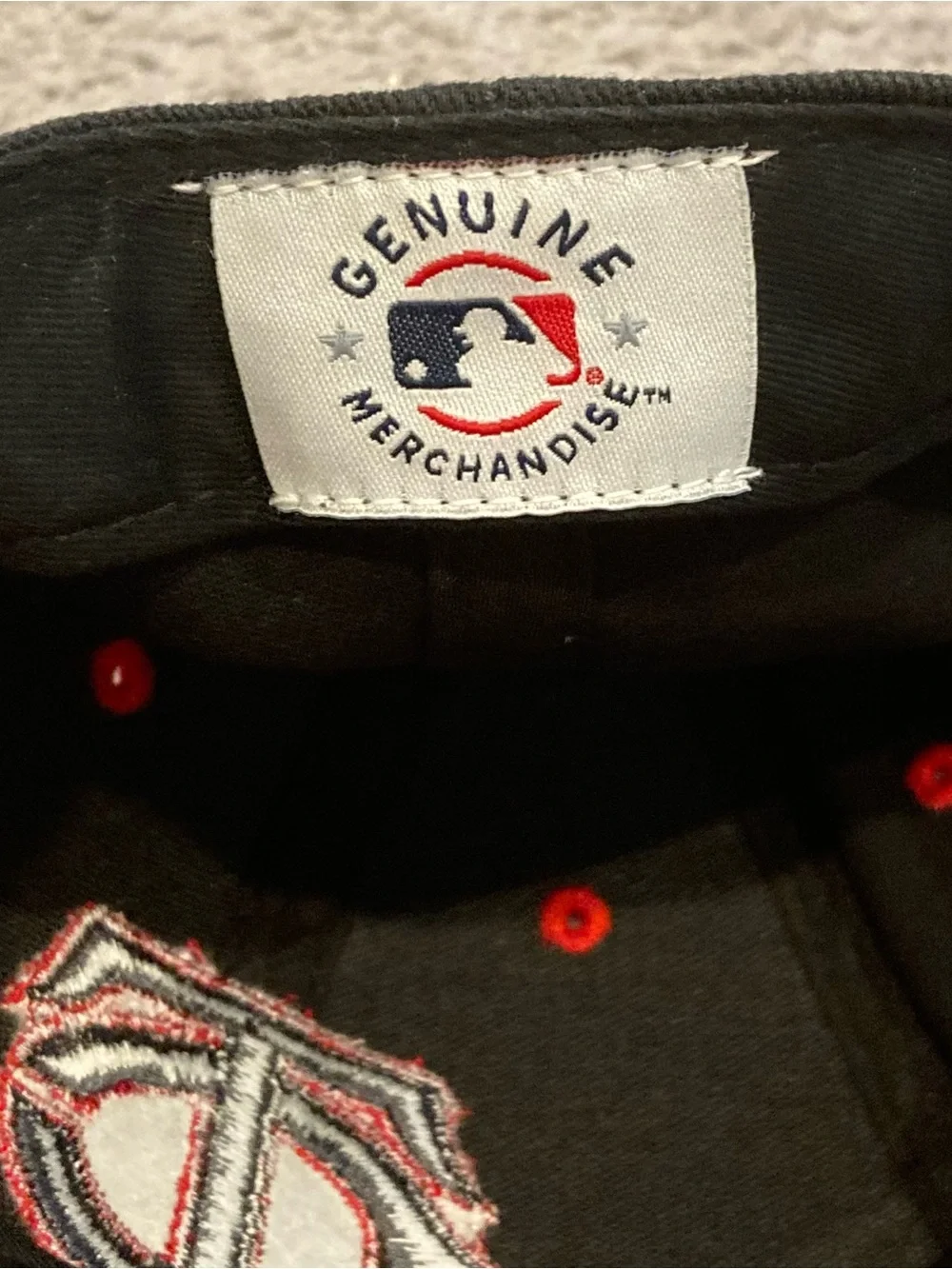 Minnesota Twins TC Baseball Hat Black MLB One Size Adjustable Cap MN Sports Team